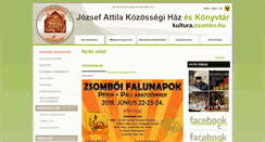 Desktop Screenshot of kultura.zsombo.hu